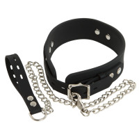 Ошейник с поводком  Bad Kitty Silicone Collar and Leash