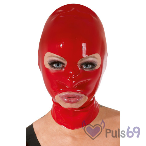 Латексная маска на голову Latex Head Mask Red от Orion