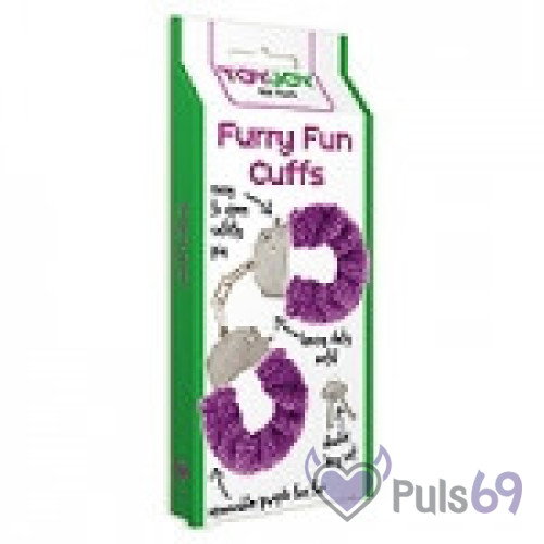 Качественные наручники Toy Joy (Голландия) Furry Fun, фиолетовые Качественные наручники Toy Joy (Голландия) Furry Fun, фиолетовые