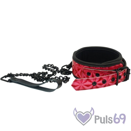 Элегантный ошейник с поводком NS Novelties Sinful Collar Элегантный ошейник с поводком NS Novelties Sinful Collar