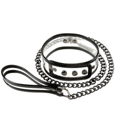Элегантный ошейник с поводком Bare Bondage Collar & Leash