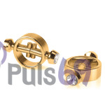 Зажимы для сосков Gold Magnetic Clamps от Pipedream