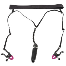 Вибротрусики с зажимами Bad Kitty Spreader String with Vibrator от Orion Вибротрусики с зажимами Bad Kitty Spreader String with Vibrator от Orion