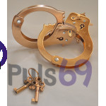 Металлические наручники Fetish Fantasy Gold Metal Cuffs от Pipedream Products