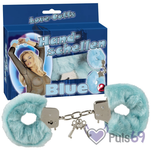 Качественные наручники Love Cuffs Blue