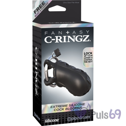 Пояс верности Pipedream Extreme Silicone Cock Blocker Пояс верности Pipedream Extreme Silicone Cock Blocker