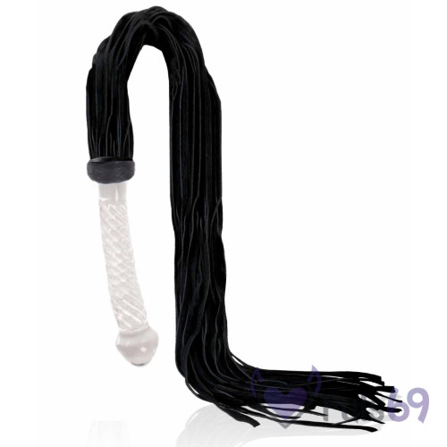 Плетка фаллоимитатор Bad Kitty Flogger Glass от Orion