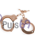 Металлические наручники Fetish Fantasy Gold Metal Cuffs от Pipedream Products
