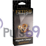 Зажимы для сосков Gold Magnetic Clamps от Pipedream