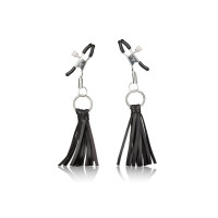 Зажимы для сосков Playful Tassels Nipple Clamps Black Зажимы для сосков Playful Tassels Nipple Clamps Black