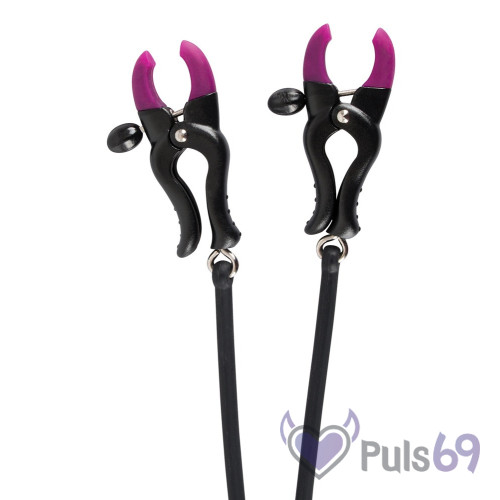 Зажимы для сосков с эрекционным кольцом Silicone Cock Ring & Clamps от Orion Зажимы для сосков с эрекционным кольцом Silicone Cock Ring & Clamps от Orion
