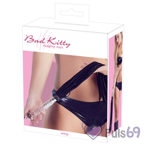 Плетка фаллоимитатор Bad Kitty Flogger Glass от Orion Плетка фаллоимитатор Bad Kitty Flogger Glass от Orion
