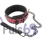 Элегантный ошейник с поводком NS Novelties Sinful Collar