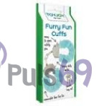 Качественные наручники Toy Joy (Голландия) Furry Fun, голубые