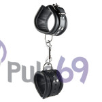 Кожаные наручники Hidden Desire Hand Cuffs 6,5 cm