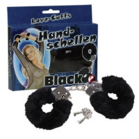 Качественные наручники Love Cuffs Black Качественные наручники Love Cuffs Black