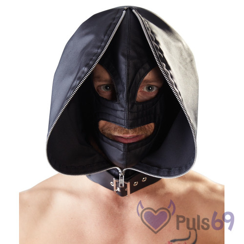 Маска палача на голову Fetish Collection Double Mask от Orion