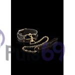 Ошейник Pipedream Fetish Fantasy Gold Collar & Leash