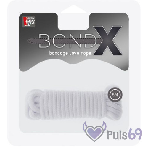Бондажная веревка для связывания Bondx Love Rope 5 м от Dream Toys