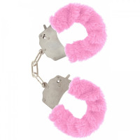 Качественные наручники Toy Joy (Голландия) Furry Fun, розовые Качественные наручники Toy Joy (Голландия) Furry Fun, розовые