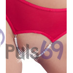Трусики с вырезом Cottelli Collection Pearl String от Orion