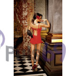 Эротическое платье и стринги Mesh Chemise with Bows от BACI Lingerie