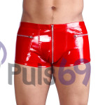 Лаковые трусики Black Level Pants Red от Orion