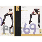 Высокие черные классические чулки от BACI Lingerie
