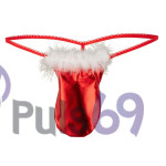 Мужские новогодние трусики стринги Svenjoyment Xmas String от Orion