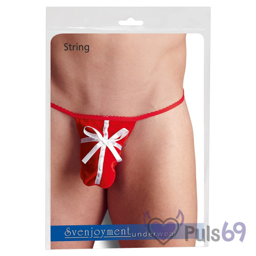 Мужские новогодние трусики стринги Svenjoyment Men's String от Orion Мужские новогодние трусики стринги Svenjoyment Men's String от Orion