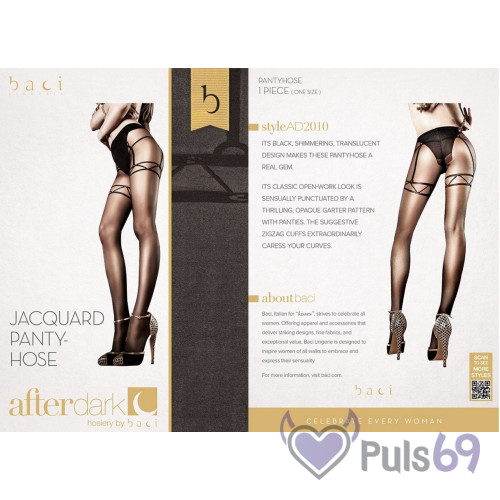 Колготки с узором Jacquard Pantyhose от BACI Lingerie Колготки с узором Jacquard Pantyhose от BACI Lingerie
