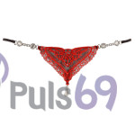 Трусики Cottelli Collection String with Strass от Orion