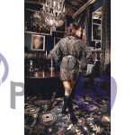 Обаятельное кимоно с кружевом Deeper in Hell от BACI Lingerie