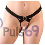 Эротические трусики стринги Crotchless String with Rhinestone Detail от Orion
