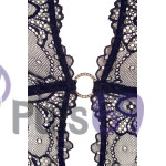 Эротический комплект белья Cottelli Collection Abierta Fina Lace Basque and String от Orion