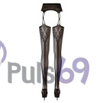 Эротические колготки с вырезом  Cottelli Collection Suspender Belt and Stockings от Orion