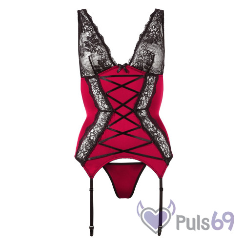 Эротический комплект Cottelli Collection Basque Set от Orion Эротический комплект Cottelli Collection Basque Set от Orion