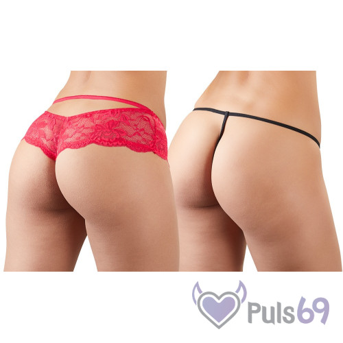 Набор трусиков Cottelli Collection Pants & String in a Set от Orion Набор трусиков Cottelli Collection Pants & String in a Set от Orion