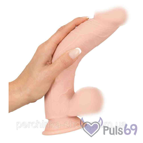 Фаллоимитатор Nature Skin Medium Bendable Dildo кибер-кожа от Orion Фаллоимитатор Nature Skin Medium Bendable Dildo кибер-кожа от Orion