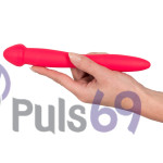 Двухсторонний фаллоимитатор Orion, Colorful Joy Red Dildo
