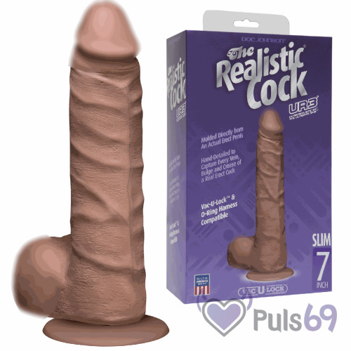 Фаллоимитатор The Realistic Cock UR3 7 Inch Slim  от Doc Johnson