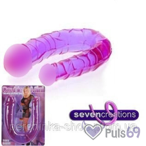 Двухсторонний фаллоимитатор Double Mini от Seven Creations