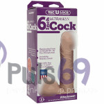 Фаллоимитатор  Vac-U-Lock 6 Ultraskyn Cock Vanilla от Doc Johnson