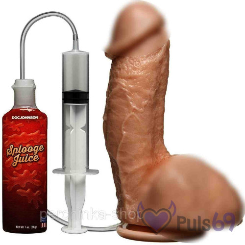 Фаллоимитатор с имитацией семяизвержения The Amazing Squirting Realistic Cock от Doc Johnson