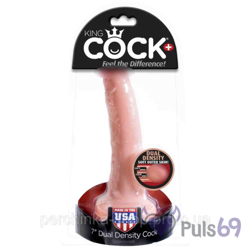 Фаллоимитатор Pipedream King Cock+ Dual Density 7 Фаллоимитатор Pipedream King Cock+ Dual Density 7