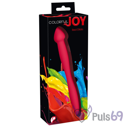 Двухсторонний фаллоимитатор Orion, Colorful Joy Red Dildo Двухсторонний фаллоимитатор Orion, Colorful Joy Red Dildo
