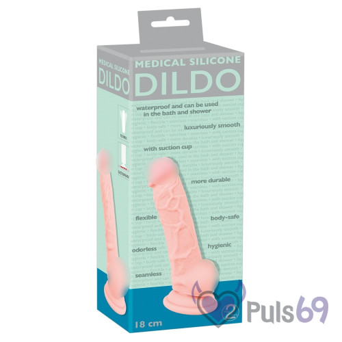 Силиконовый фаллоимитатор You2Toys Medical Silicone Dildo 18 см от Orion Силиконовый фаллоимитатор You2Toys Medical Silicone Dildo 18 см от Orion