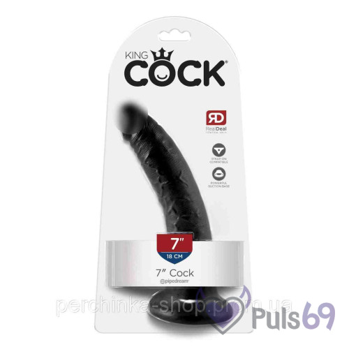 Фаллоимитатор на присоске Pipedream King Cock 7 Фаллоимитатор на присоске Pipedream King Cock 7
