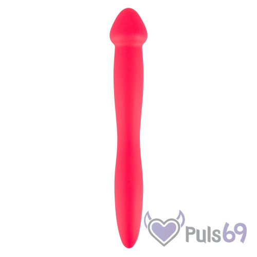 Двухсторонний фаллоимитатор Orion, Colorful Joy Red Dildo