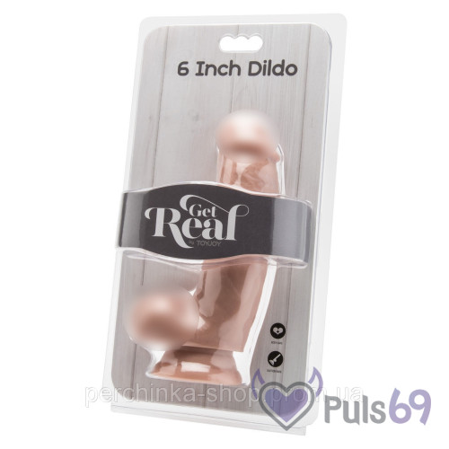 Реалистичный фаллоимитатор Get Real 6 Реалистичный фаллоимитатор Get Real 6